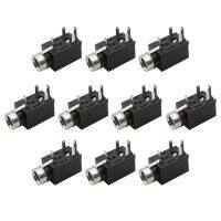 50Pcs 2.5mm 4 Pin DIP Stereo Headphone Jack Connector PJ-210B 2.5MM Female Socket Headphone Audio Adapter