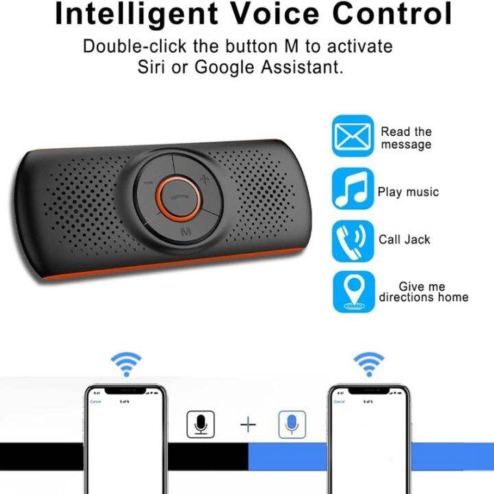 car-bluetooth-speaker-for-handsfree-talking-wireless-car-music-player-with-visor-clip