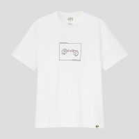 Uniqlo เสื้อยืดแขนสั้นพิมพ์ลาย Mickey Motifs สําหรับผู้หญิงและผู้ชาย 43761