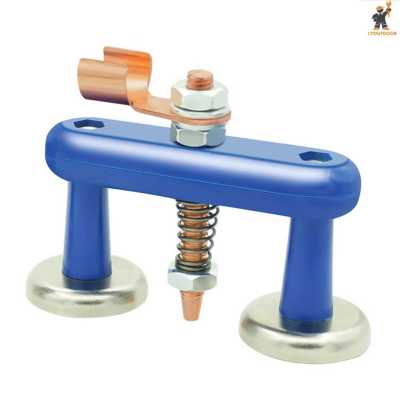 【Hot 】Double Single Head Magnetic Welding Ground Clamp Fixture For Welder Support