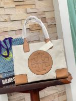 กระเป๋าสะพายไหล่ ขนาดกลาง Tory Burch Ella maxi Logo Canvas Mini Tote Bag Collection นี้เป็นกระเป๋าที่ตอบโจทย์สาววัยทำงานอย่างมาก