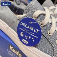 KEDS รองเท้าผ้าใบลําลอง ส้นแบน ระบายอากาศได้ดี สวมใส่สบาย แฟชั่นฤดูร้อน สําหรับสตรี