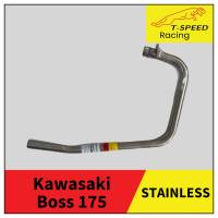 คอท่อ stainless Kawasaki Boss 175 cc. Size 32 m.m.