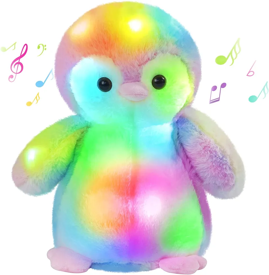 rainbow penguin stuffed animal