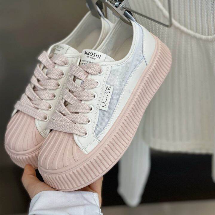 summer-breathable-mesh-shoes-for-women-2023-summer-platform-casual-shoes-white-shoes-pink-mesh-shell-toe-board-shoes