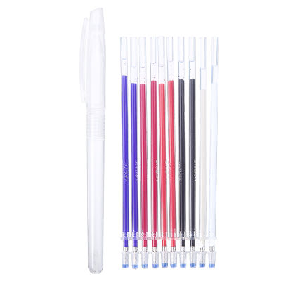 PEXELS สูงอุณหภูมิความร้อนปากกาลบ + 10Pcs เติมปากกาเขียนผ้าเครื่องมือตัดเย็บ