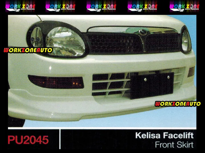 Pre Order Pu2045 Perodua Kelisa Face Lift Pu Front Skirt Eta 2022 01 07 Lazada