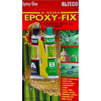 ( Promotion+++) คุ้มที่สุด กาว Epoxy อีพ็อกซี่ ใส 2 ตัน แห้งภายใน 5 นาที Alteco ของแท้ - Quick Clear Epoxy 2 ปะเหล็ก ติดเหล็ก พลาสติก คอนกรีต ราคาดี กาว กาว ร้อน กาว อี พ็ อก ซี่ กาว ซิ ลิ โคน