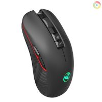 Docooler Hxsj T30 2.4Ghz เมาส์ออปติคอลเล่นเกมแบบไร้สายแบบชาร์จไฟ 3600Dpi Ergonomic Mouse มีไฟ Led สําหรับ Pc แล็ปท็อป