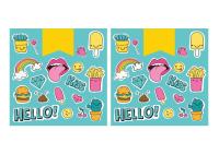 Sticker สติกเกอร สติ๊กเกอร์กันน้ำ (ลายการ์ตูน01) สำหรับติดเคสมือถือ,แบตสำรอง,สมุดโน้ต,อื่นๆ [รหัส A-0017]