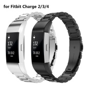 CW Soild Thép Dây Đeo Cổ Tay, Cho Fitbit Charge 4 - Charge 3