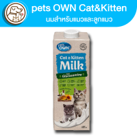 pets OWN Milk Cat&amp;Kitten นมสำหรับแมวและลูกแมว 1L