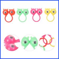 50pcs Eye Finger Puppets Eye on Rings Funny Eyeball Ring Party ปาร์ตี้ของเล่นโปรดปราน