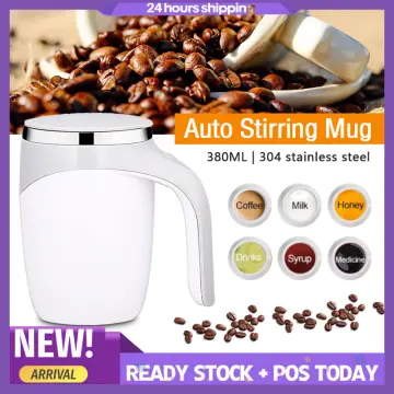 Rechargeable Battery Auto Mixing Cup Magnetic Stainless Steel Mug