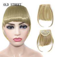 Thick Air Synthetic Fake Bangs For All Women Flase Hair Clip In On Hairpiece Black Brown Bang 2pcs Clips 6inch Long