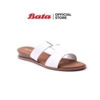 Bata บาจา รองเท้าส้นแบน รองเท้าแตะ ใส่ลำลอง แฟชั่น รุ่น Ultima สีขาว 6611118