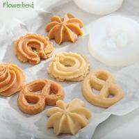 Handmade DIY Candle Baking Mold Danish Cookie Series Snack Biscuits Food Grade Silicone Mold Cake Decorating Tools