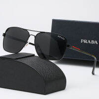 HOT”【พร้อมกล่อง】แว่นกันแดด PRADA-สําหรับผู้หญิงแว่นตากันแดดผู้หญิงโพลาไรซ์ Unisex ดั้งเดิม