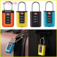 LVFENYA ป้องกันการโจรกรรม การเดินทางการเดินทาง ตู้ล็อกเกอร์ รหัสล็อค3หลัก ล็อครหัสศุลกากร TSA แม่กุญแจสีตัดกัน ล็อครหัสผ่านกระเป๋าเดินทาง