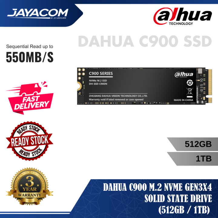 Dahua C900 M.2 Nvme Gen3x4 Solid State Drive Ssd (512gb   1tb) 