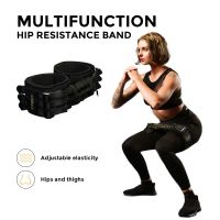 INNSTAR Booty Resistance Bands Adjustable Hip Circle Workout Rubber Bands Elastic Butt Squat Fitness Loop for Legs Thigh Glutes Exercise Bands