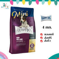 ✨จัดส่งฟรี HAPPY DOG Mini Ireland สำหรับสุนัขโตพันธุ์เล็ก สูตรเนื้อกระต่ายป่าและปลาแซลมอน 4 Kg. เก็บเงินปลายทาง ✨