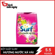 HCM Bột giặt Surf Hương nước xả vải Hồng Vàng Gói lớn 5.8 5.5kg