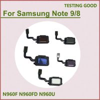 ปุ่มสำหรับ Samsung Galaxy Note 8 N950ระบบสัมผัสเซ็นเซอร์ลายนิ้วมือสำหรับ N950fd N950f Note 9 N960 N960f