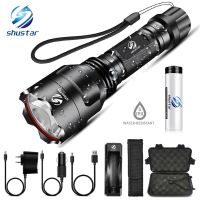 2023▼◆ Super bright LED Flashlight 5 lighting modes Led Torch for Night Riding Camping Hiking Hunting Indoor Activities Use 18650