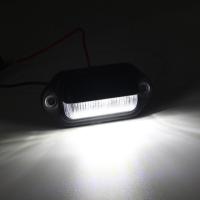 Car Truck License Plate Light 6LED Trunk Reading Light Light Universal Plate License Tail K5R0