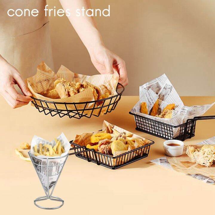 4-pcs-french-fries-stand-cone-basket-fry-holder-with-dip-dishe-cone-snack-fried-chicken-display-rack-food-shelves-bowl