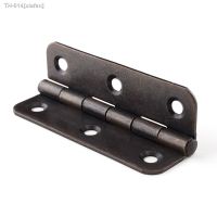 ✑☁✁ 3 Inch Antique Copper Iron Round Corner Hinges for Cabinet Doors Open 270 Degree Furniture Hinge with Free Screws