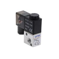 ขดลวดนิวเมติกแอร์วาล์ว3ทาง2ตำแหน่ง Nc 1/8 "3v1-06 Pt Dc12v Ac220v Ac110 Dc24