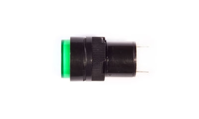 LED Light Meter 12V D:15.37mm (Green) - COLE-0439