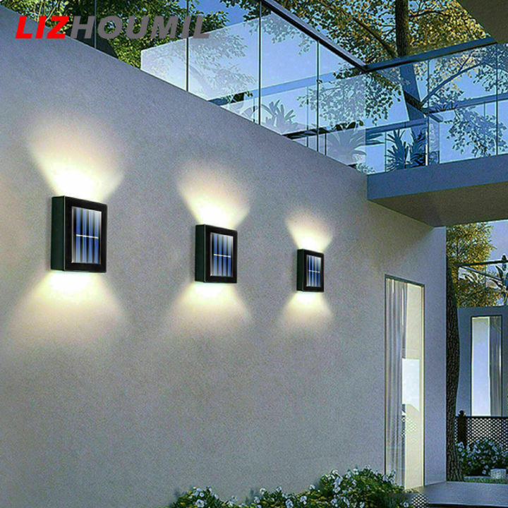 lizhoumil-โคมไฟทิวทัศน์สวนพลังงานแสงอาทิตย์ไฟส่องทาง-led-2ดวงสำหรับตกแต่งสวนทางลานบ้านรั้วขั้นบันได