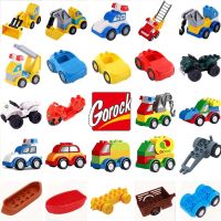 Excavator Crane Big Size Car Parts Building Blocks Bricks Educational Toys For Children Kids Xmas Gifts Building Sets