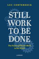 หนังสืออังกฤษ Still Work to Be Done : The Future of Decent Work in the World [Paperback]