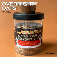 Overnight Oats (M) - รส Dark Chocolate almond butter โอ๊ตเครื่องอัดแน่น อยู่ท้อง ช่วยลดน้ำหนัก