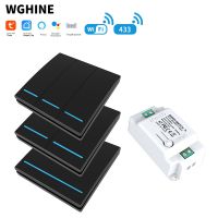 ►❖ Tuya WiFi Smart Life Switch 1/2/3Gang Wall Panel Button Wireless Mini Transmitter Collaborated with Alexa Google Home