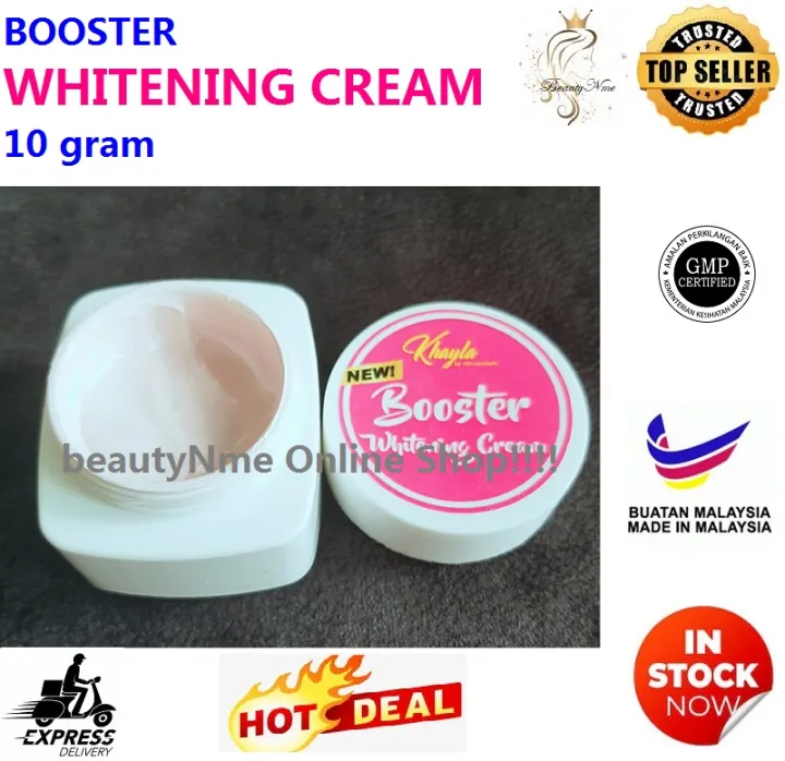 Khayla Booster Whitening Cream 10g Produk 100% Original By Waniestieka (New Packaging)