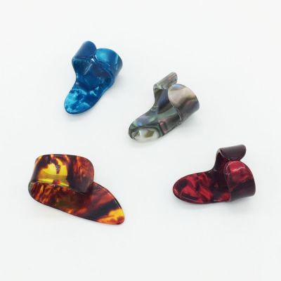 Celluloid Finger Guitar Pick Mediator 1 Thumb 3 Fingerpicks Shell Plectrum Guitar Bass Accessories