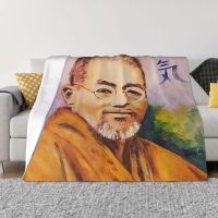 Ready Stock Portrait Of Mikao Usui, Reiki Master Blanket Bedspread On The Bed Anime Bedspreads King Size Decorative Sofa Blankets