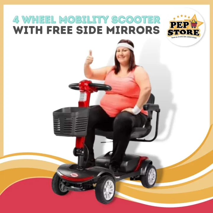 Pep Store PREMIUM QUALITY 4 Wheel Mobility Scooter / Mobility Electric
