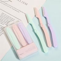 ✎☫﹍ 3pcs/set Folding Eyebrow Trimmer Eyebrow Scissors For Beginners Safety Scraping Eyebrow Razor Beauty Dermaplaning Tools 2021