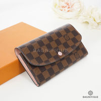 LOUIS VUITTON EMILIES LONG DAMIER PINK EBENE