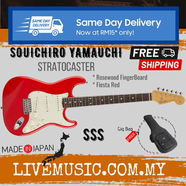 Fender Souichiro Yamauchi Signature SSS Stratocaster Electric