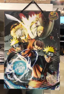 NARUTO Black Framed Poster (8x12 Inches) For Anime Naruto Fans