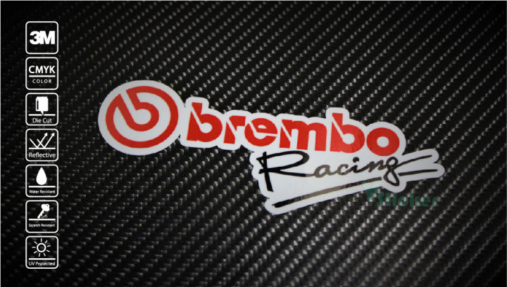 สติ๊กเกอร์ติดรถ Sticker Brembo Racing 173