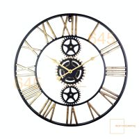 นาฬิกาแขวนผนังเหล็ก INDUSTRIAL LOFT METAL นาฬิกาติดผนัง Wall clock, LOFT WALL CLOCK เดินเงียบ เหล็กทั้งชิ้น ตกไม่พัง