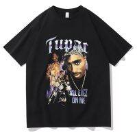 เสื้อยืดพิมพ์ลายกราฟิก2PAC Tupac Y2K ฮิปฮอปผู้ชายเสื้อยืดแนวสตรีทเสื้อเสื้อยืดลำลองฮาราจูกุใช้ได้ทุกเพศ